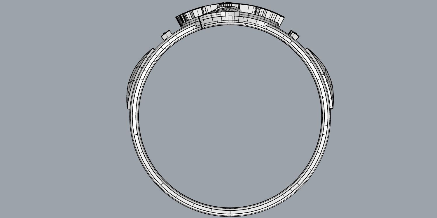 The flash silver ring 3D print model_19