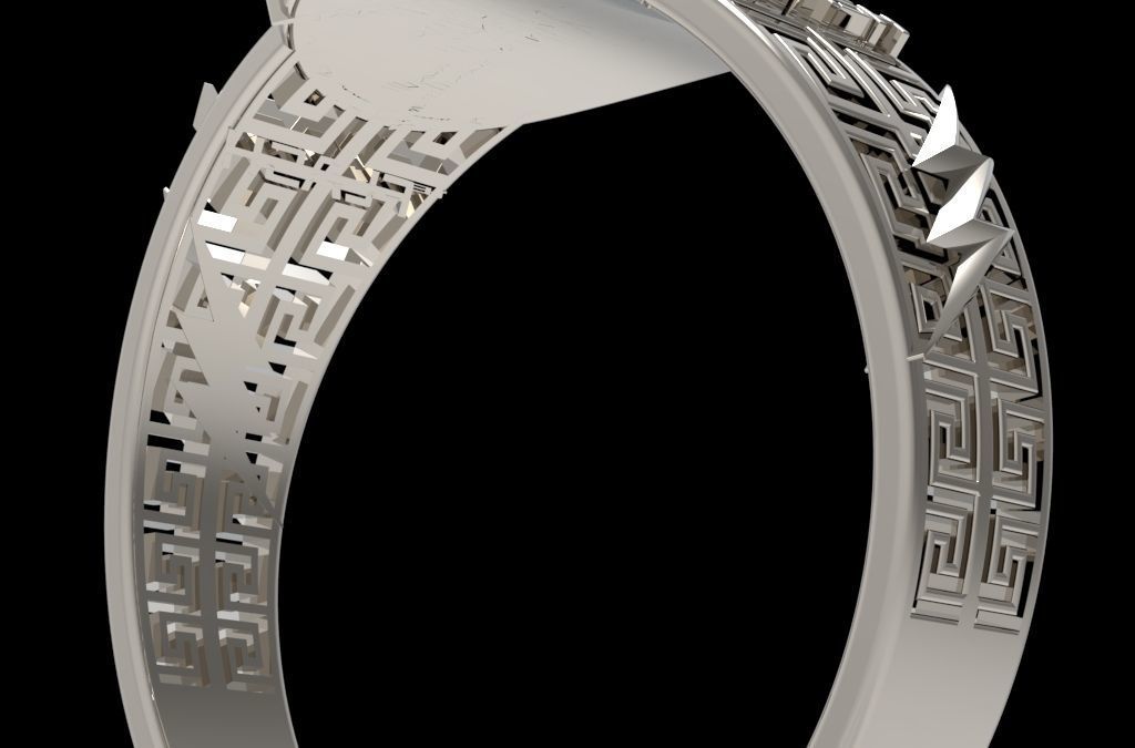 The flash silver ring 3D print model_34