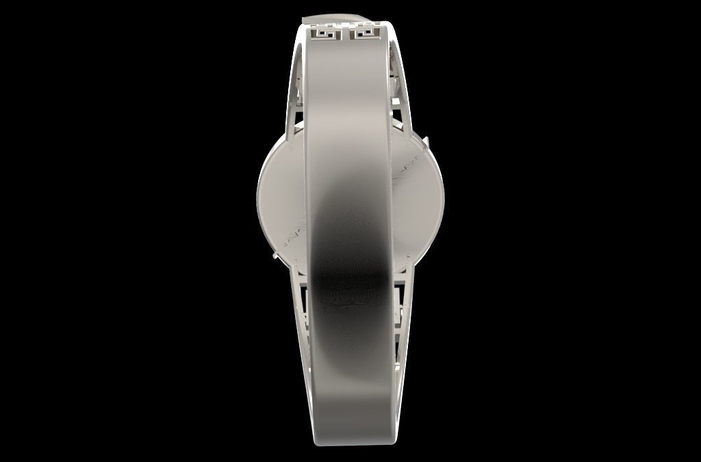 The flash silver ring 3D print model_25