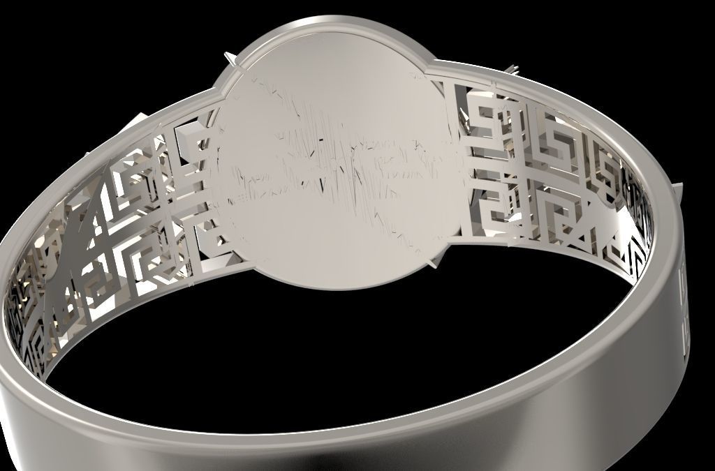 The flash silver ring 3D print model_35