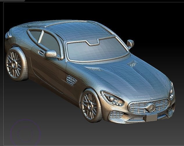 pendant mercedes amg sports car 3D print model