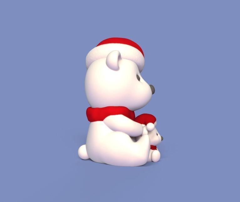 Xmas Bear 3D print model_2