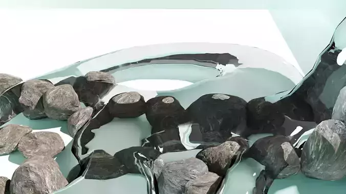 Watery Rocks pack of  31  