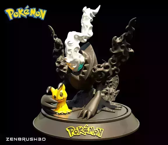 DARKRAI Y MIMIKYU - POKEMON 