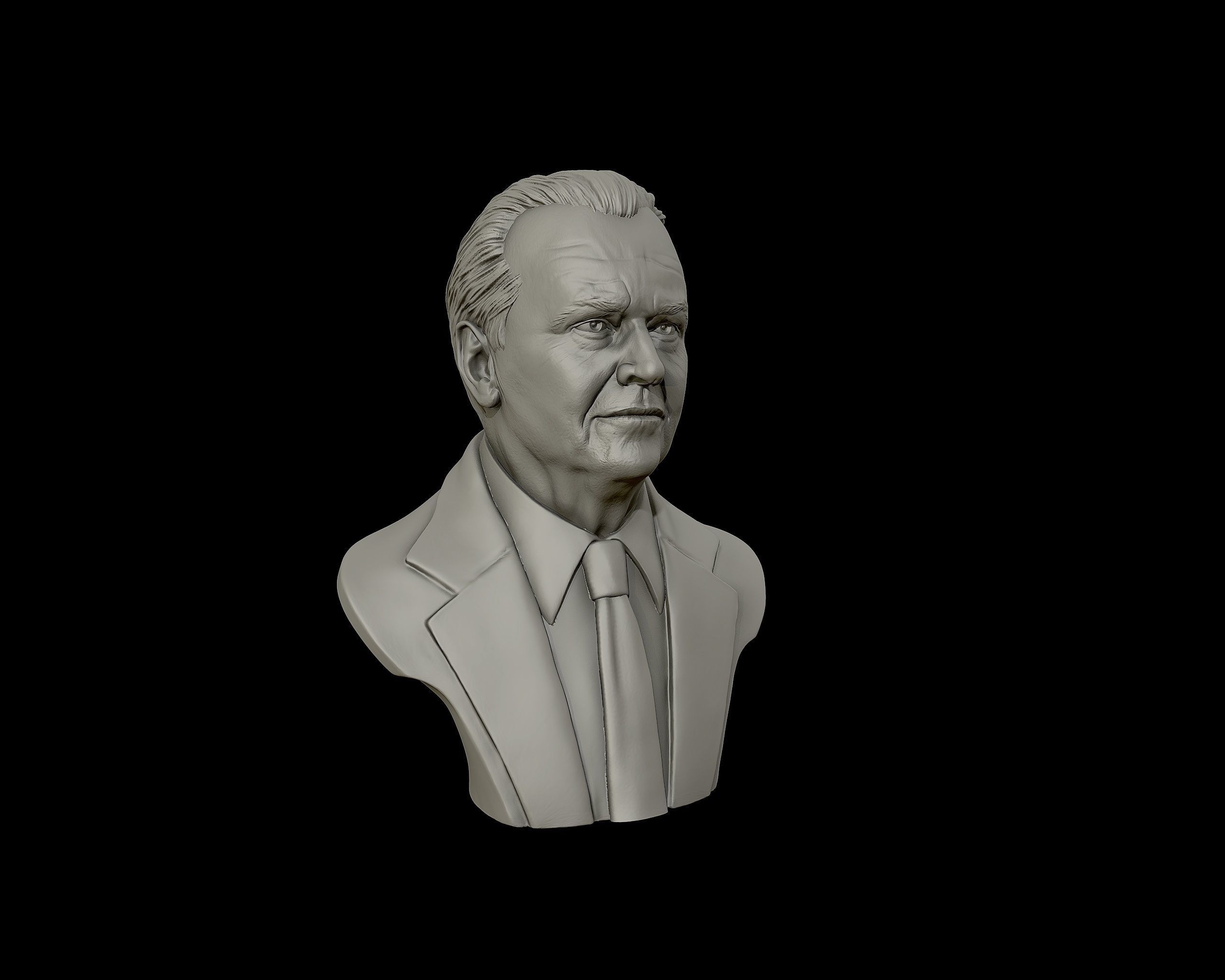 Jack Nicholson bust sculpture 3D print model_27