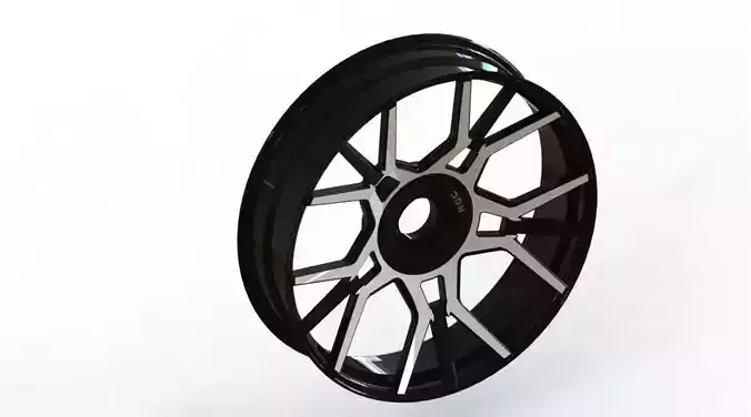 3D Models Rim Ryker Arm 16 dan 20 front and back