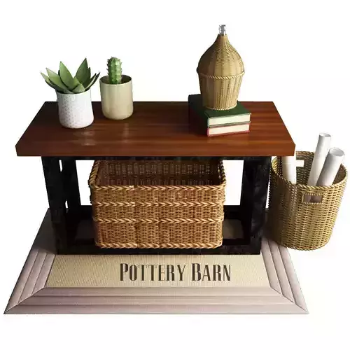 Pottery Barn Griffin Reclaimed Wood Console Table