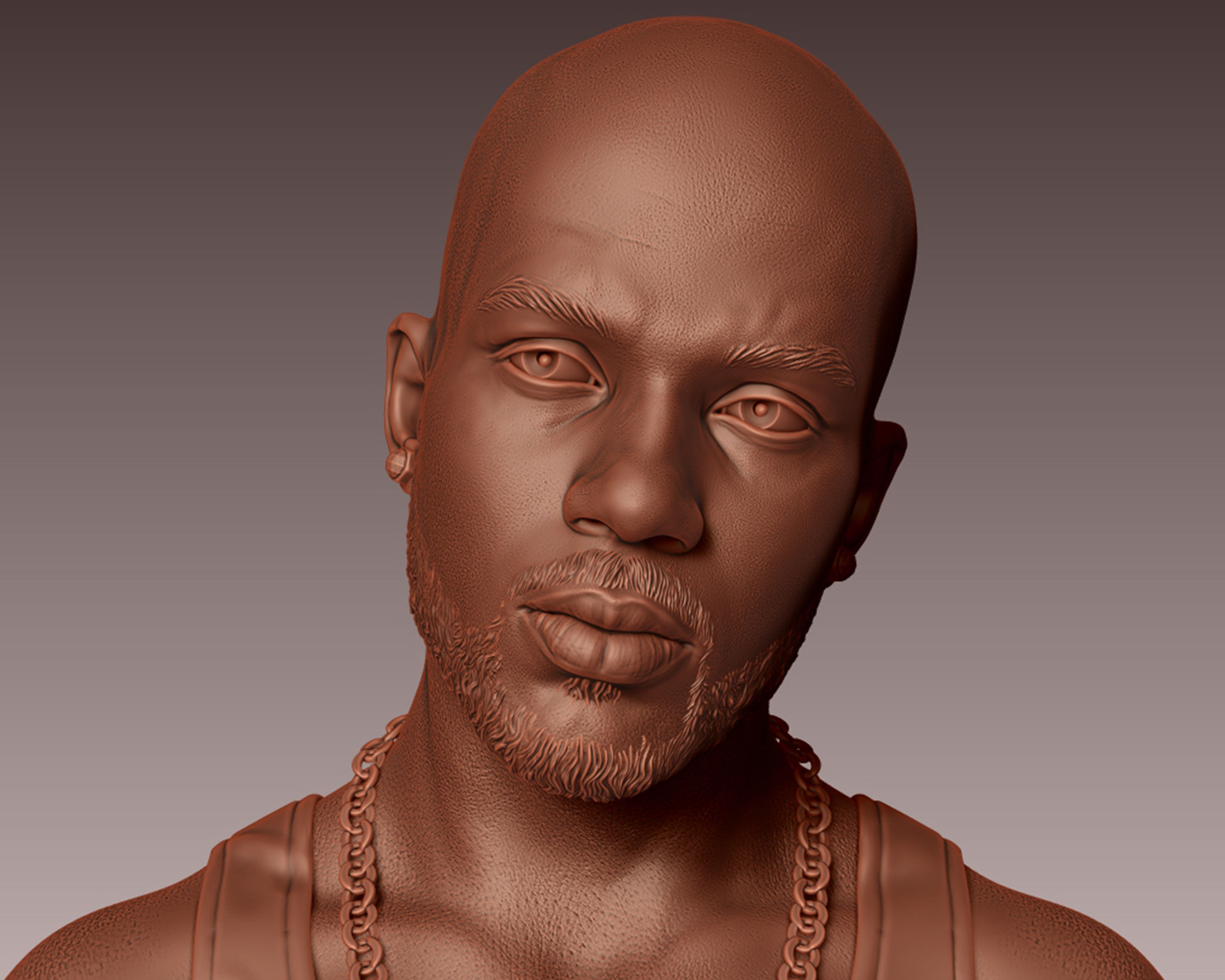 DMX Bust 3D print model_16