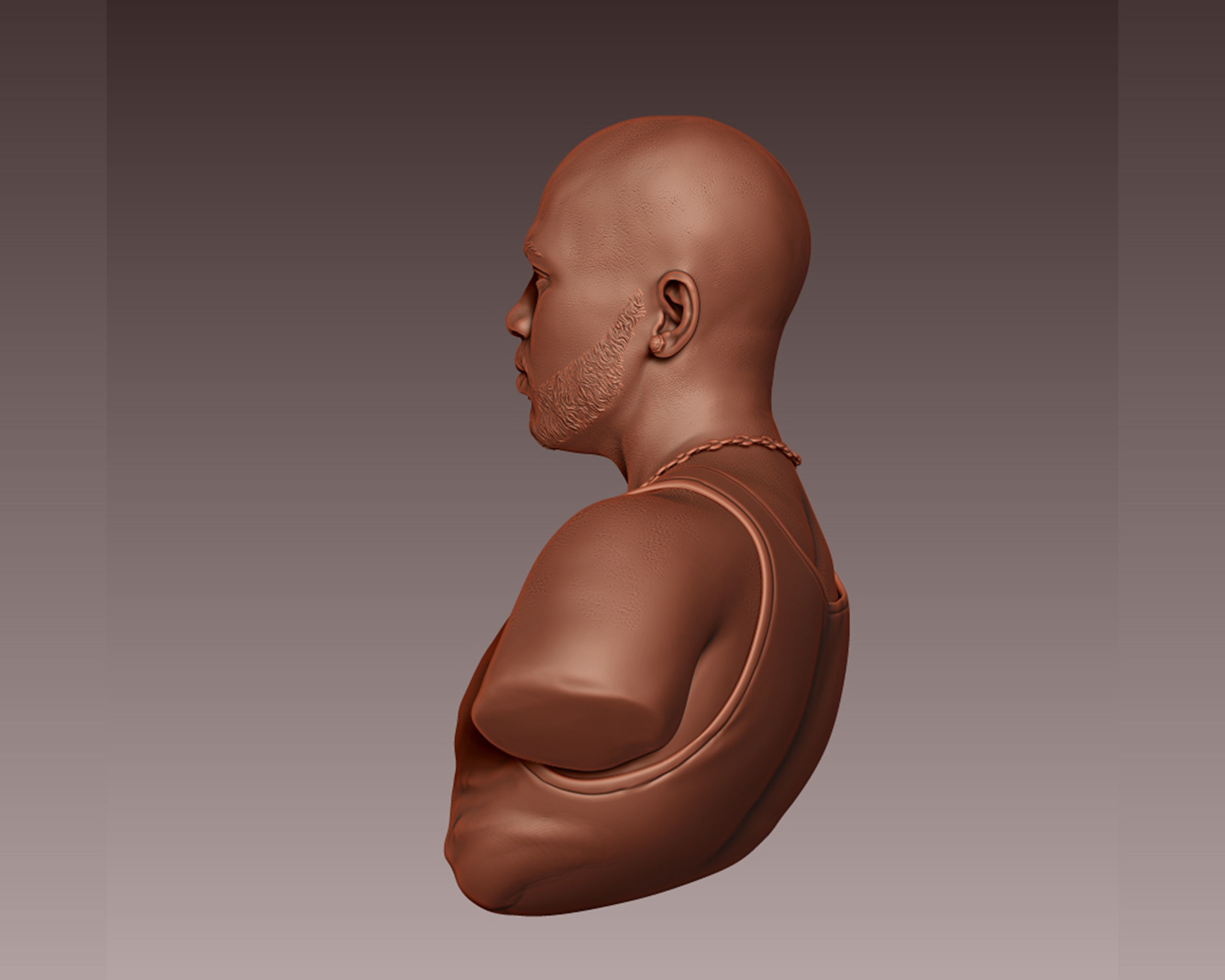 DMX Bust 3D print model_12