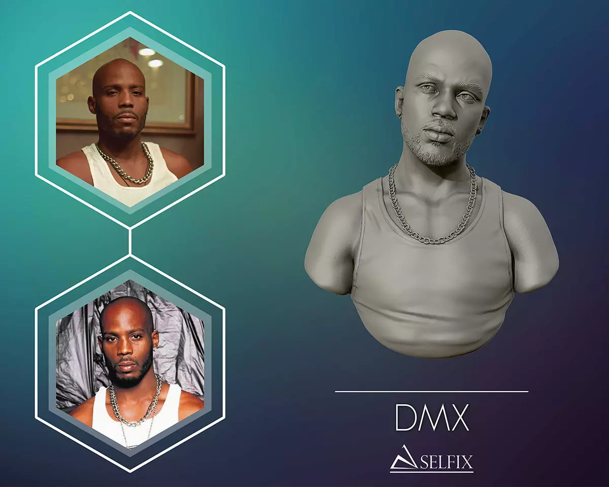 DMX Bust 3D print model_0