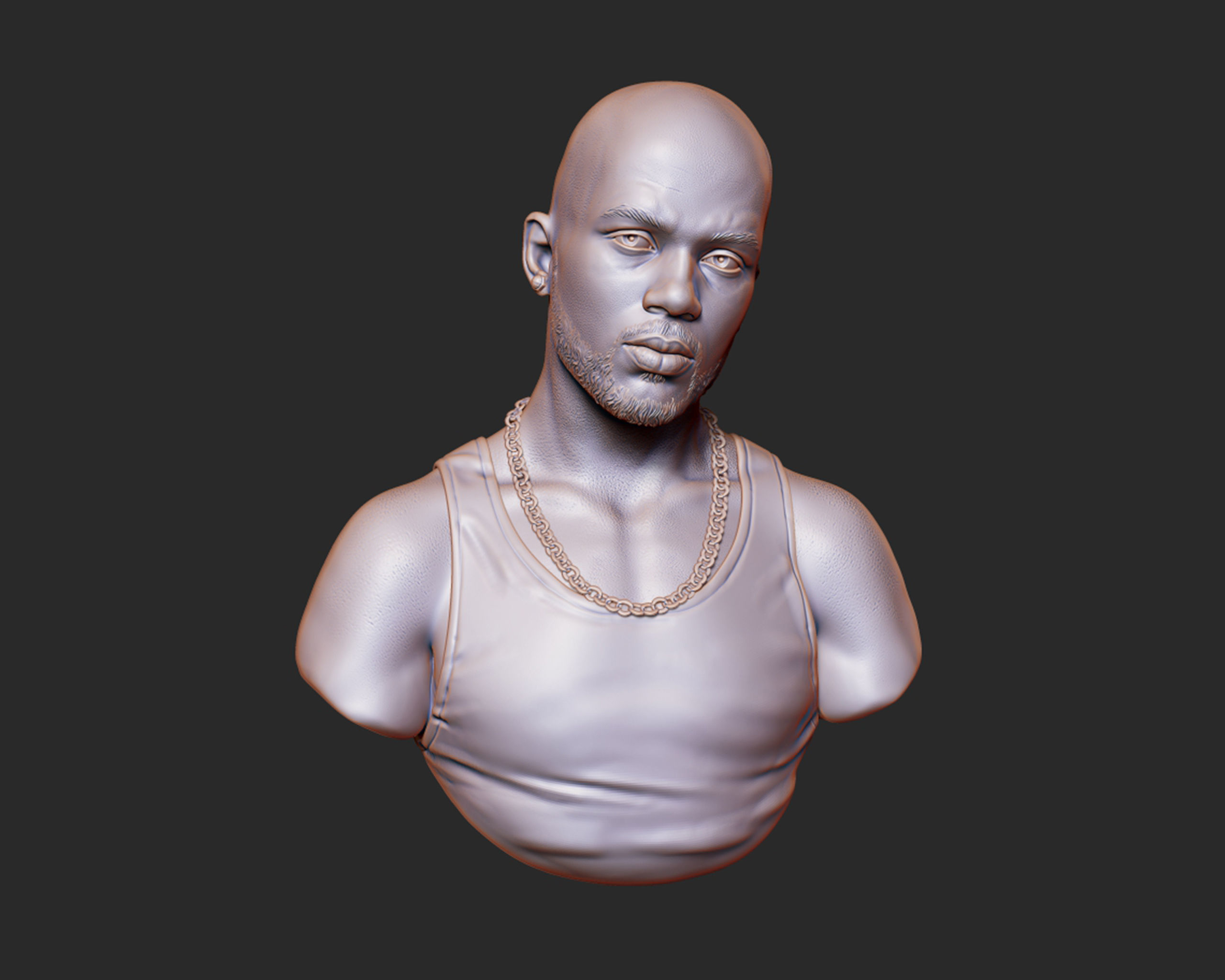 DMX Bust 3D print model_2