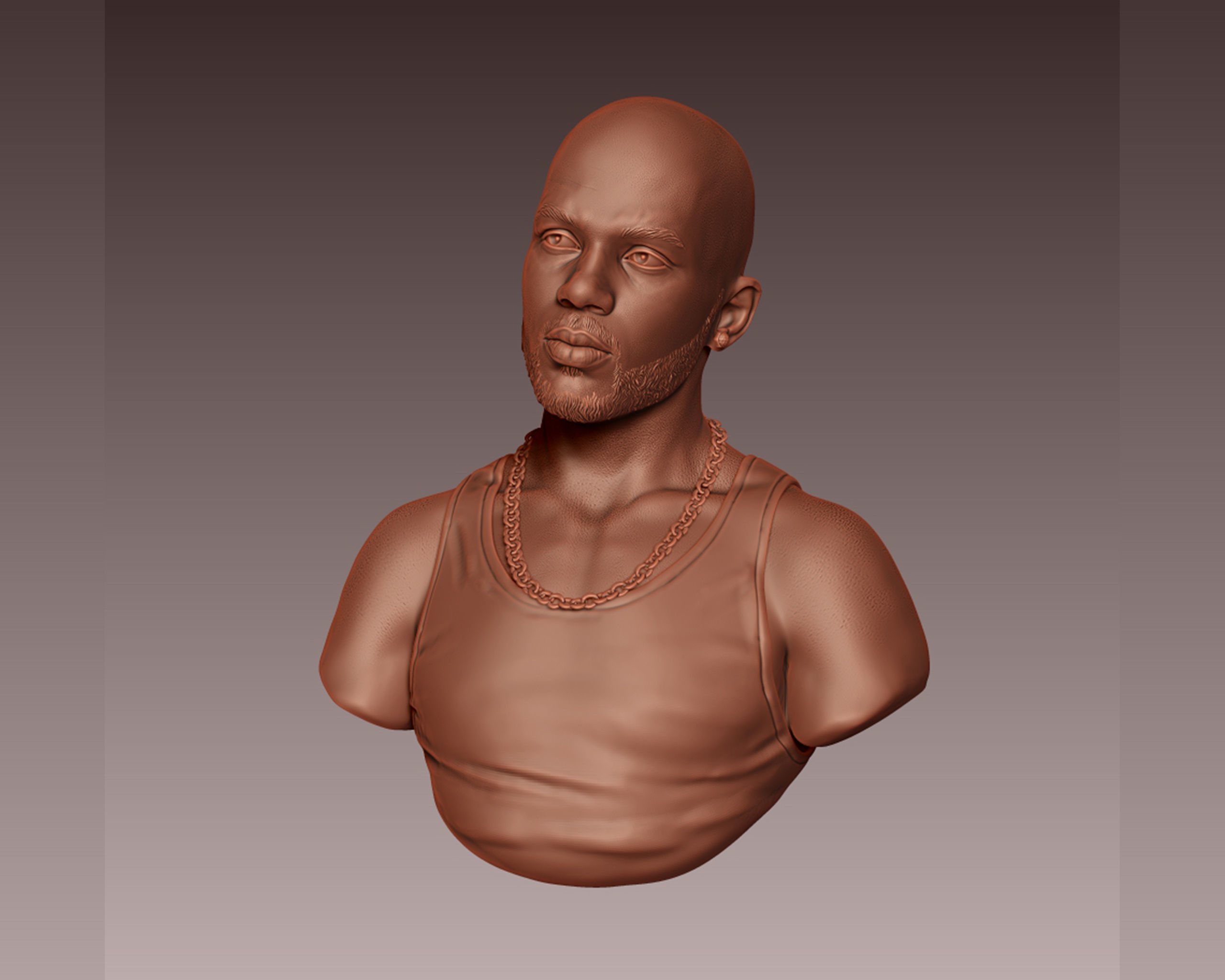 DMX Bust 3D print model_11