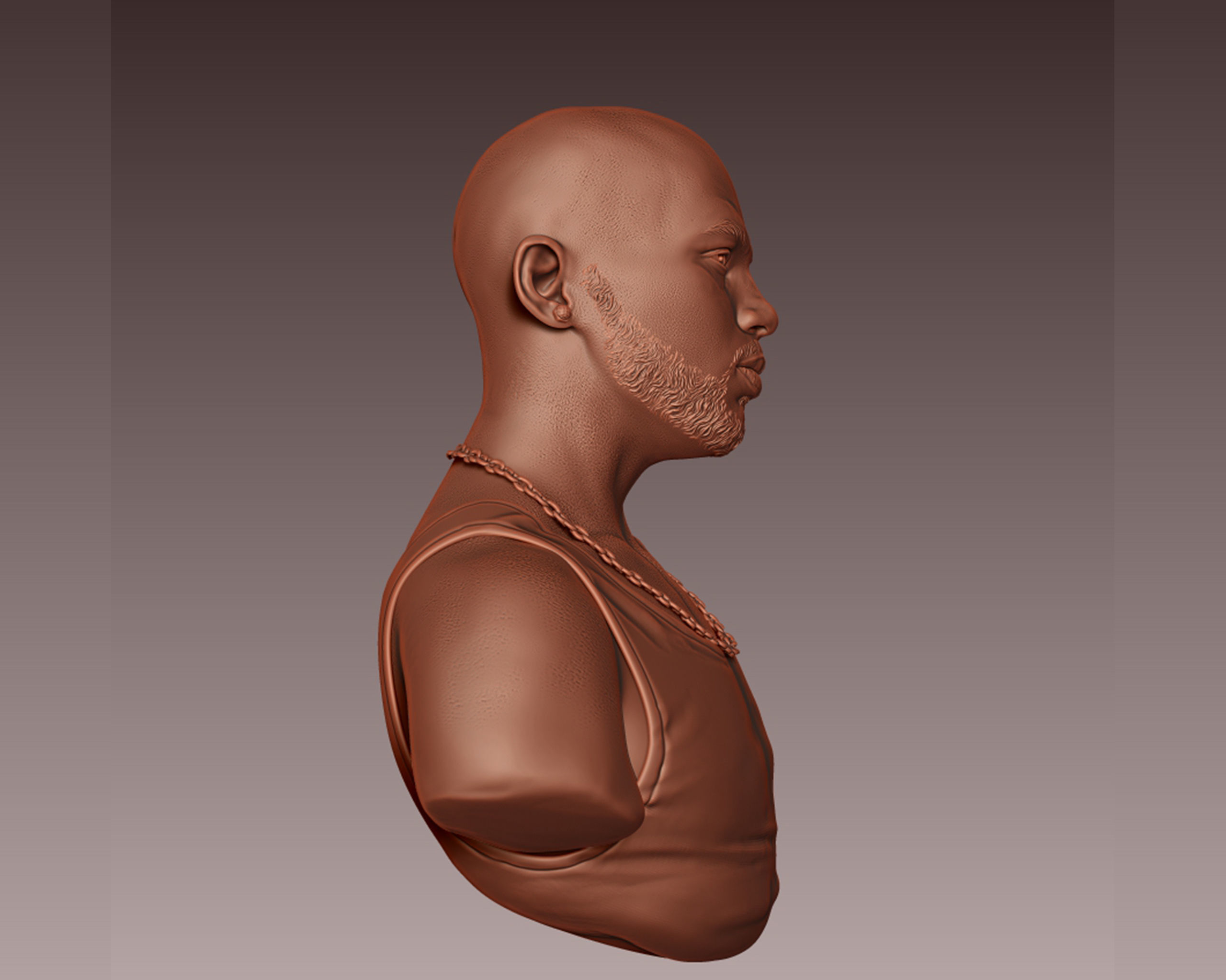 DMX Bust 3D print model_13