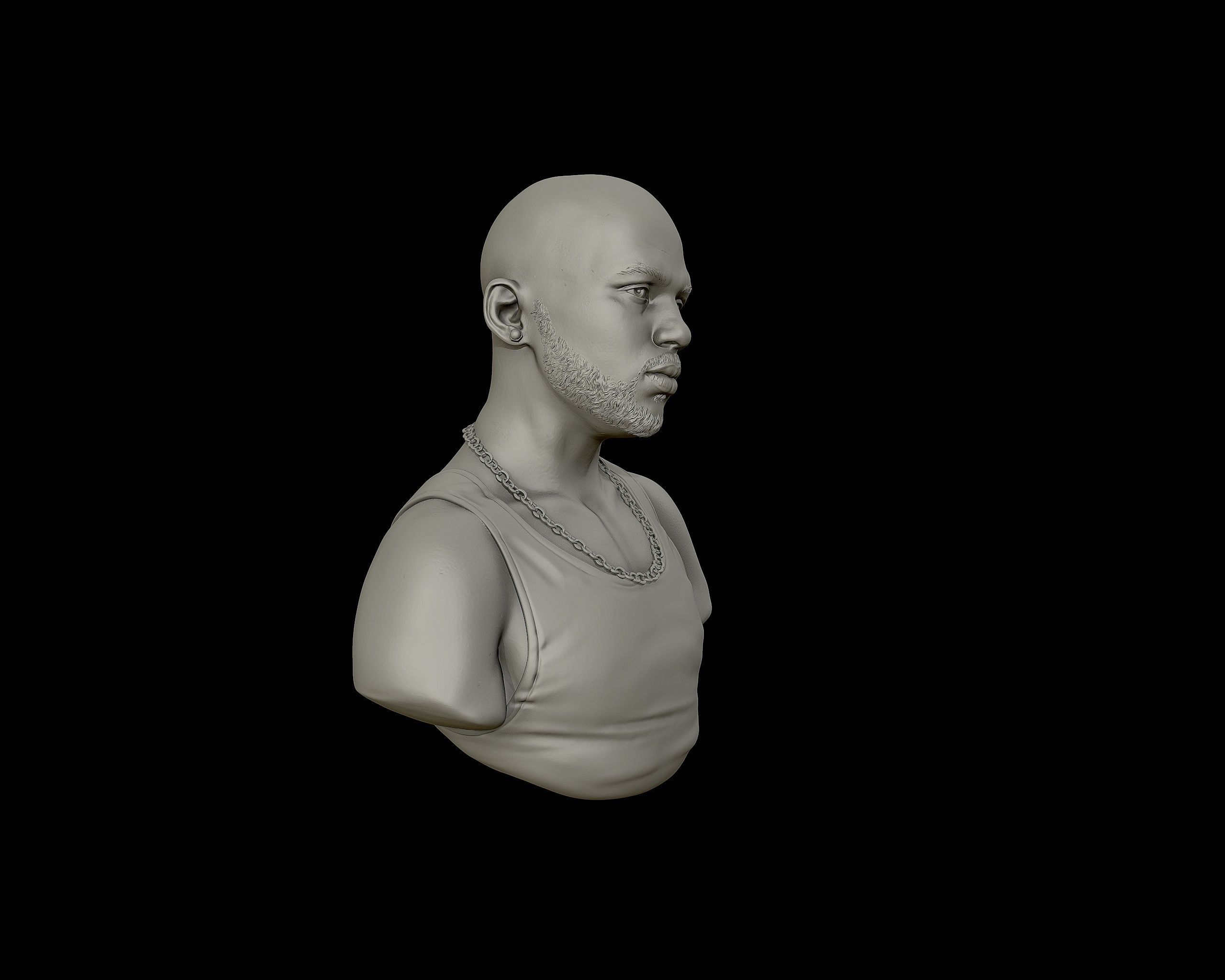 DMX Bust 3D print model_26