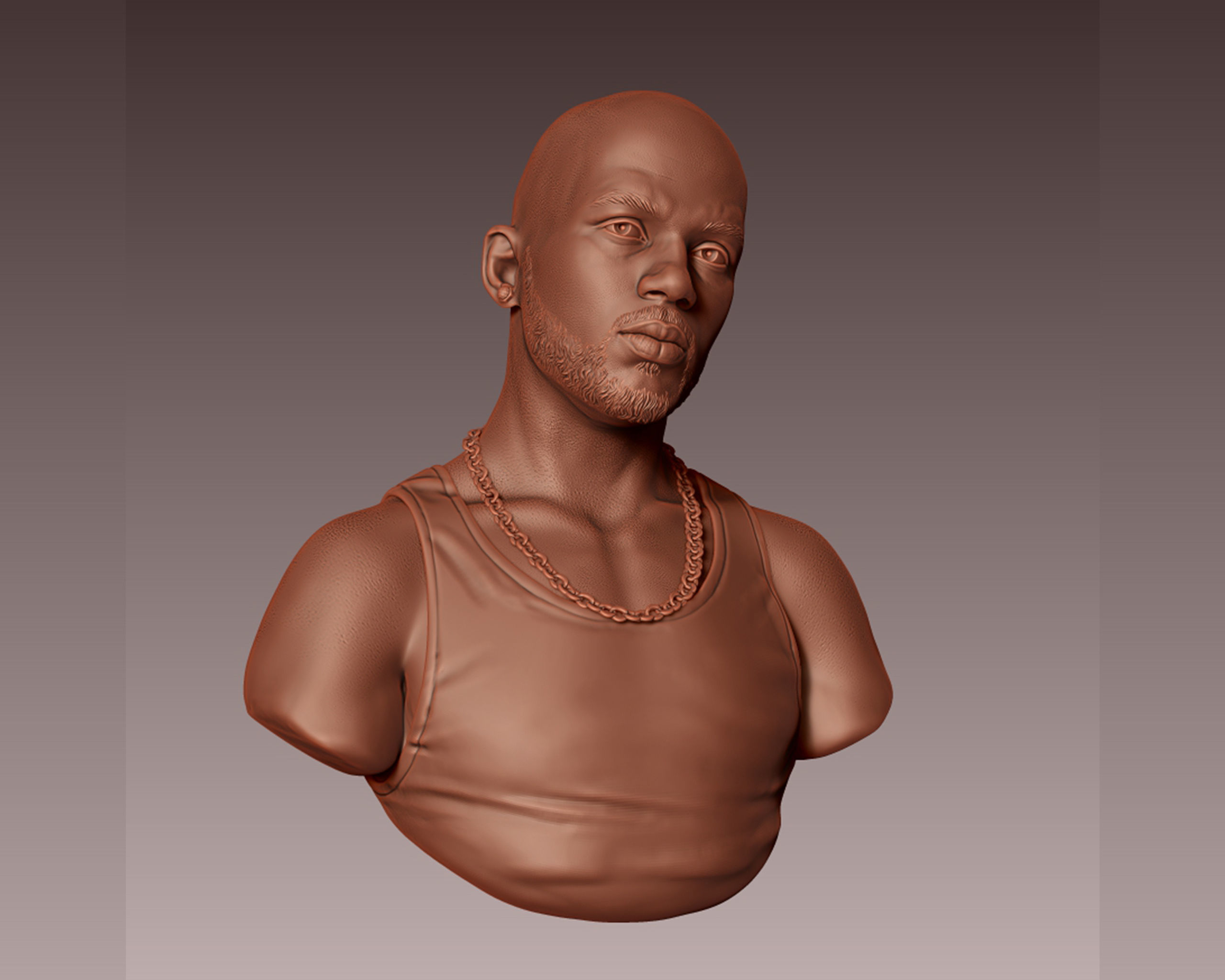 DMX Bust 3D print model_14