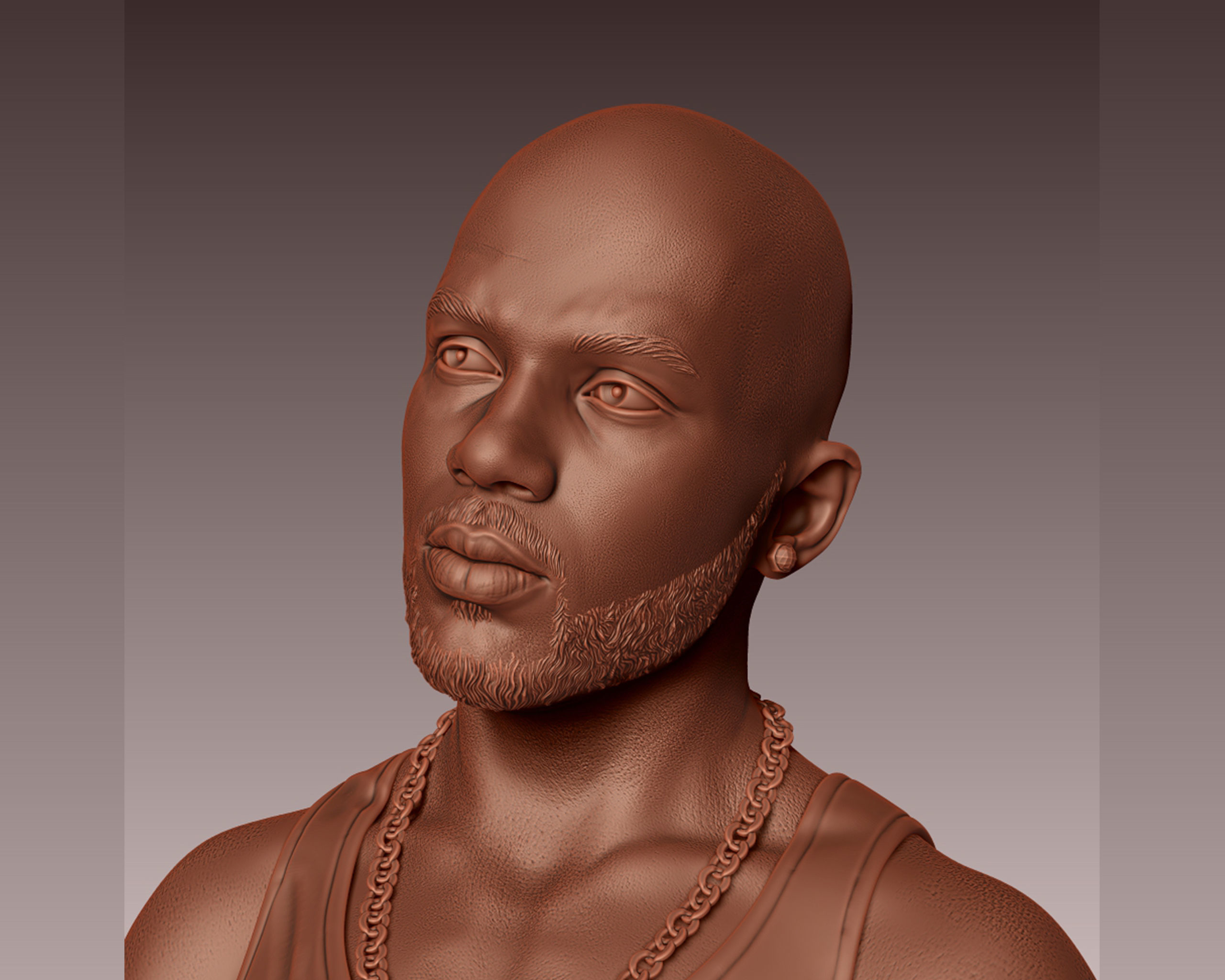 DMX Bust 3D print model_15