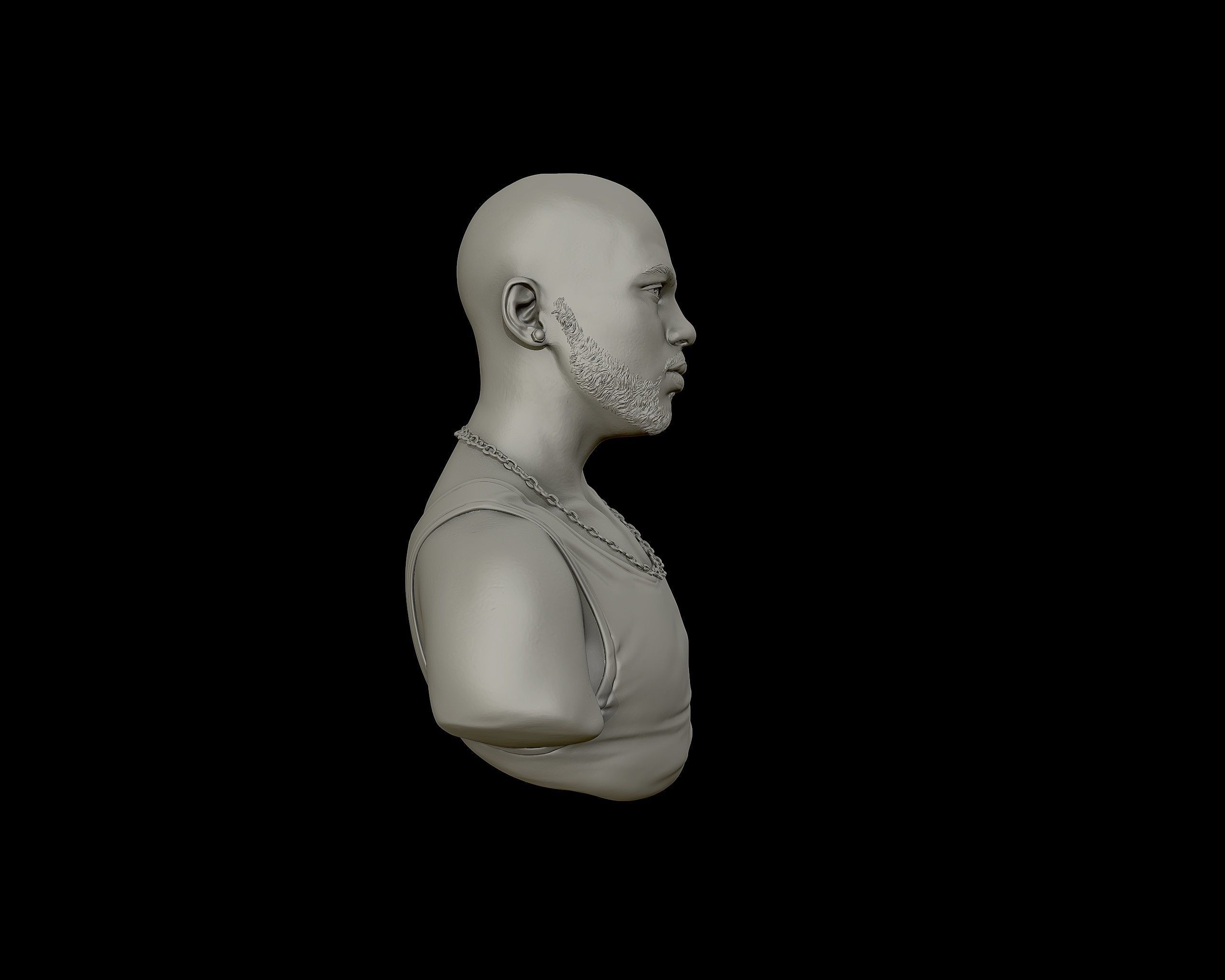 DMX Bust 3D print model_25