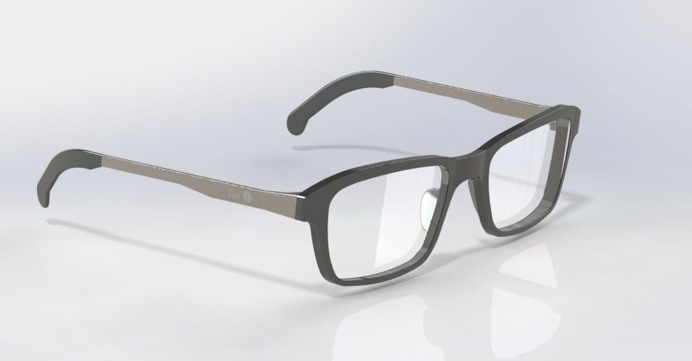 3D Model Eyewear eyeglasses 3D print model_2