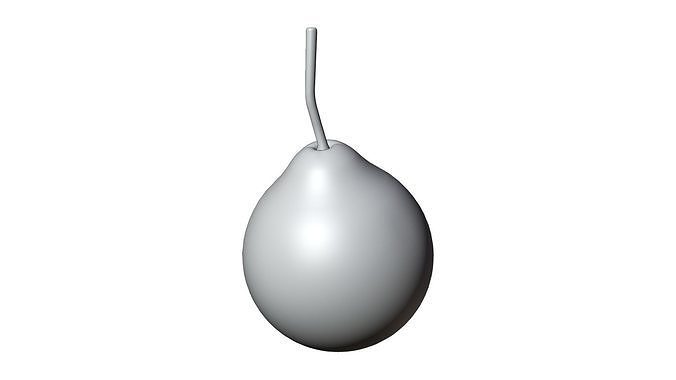 Pears ball hanging from wire Free 3D model