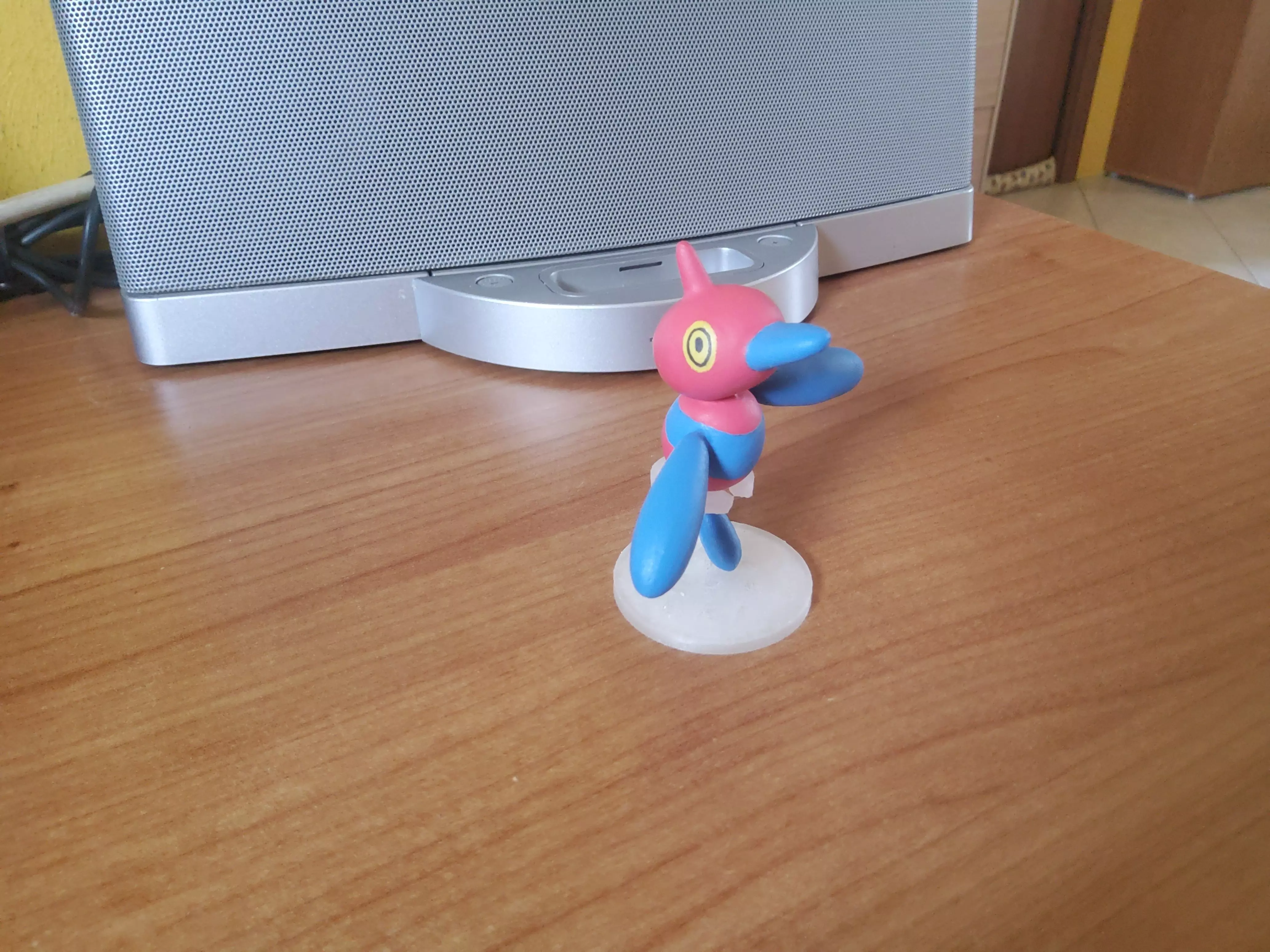 Pokemon Porygon Z 3D Model 70 mm with Base 3D print model_0