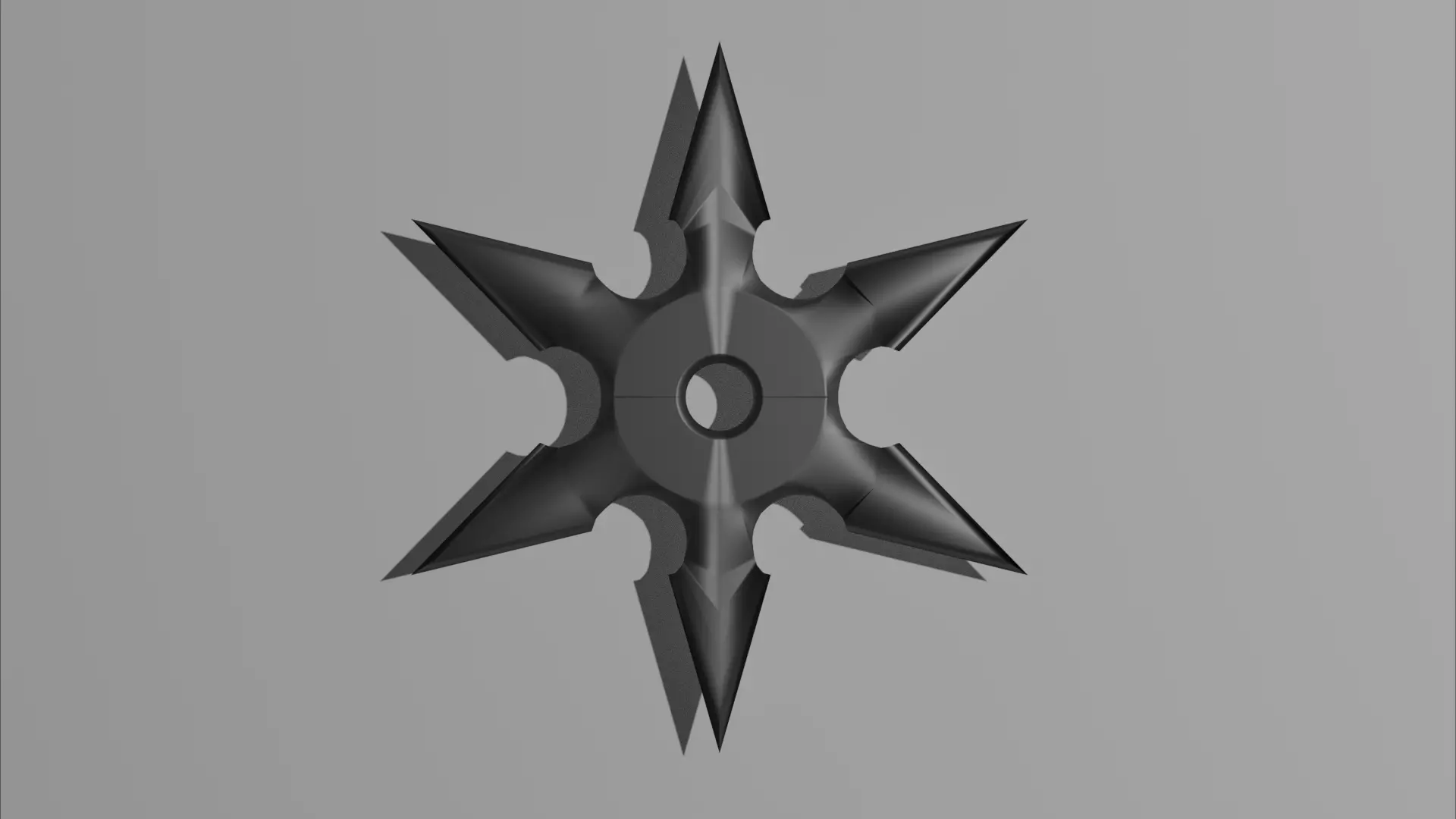 Ninja Shuriken Free 3D model_0