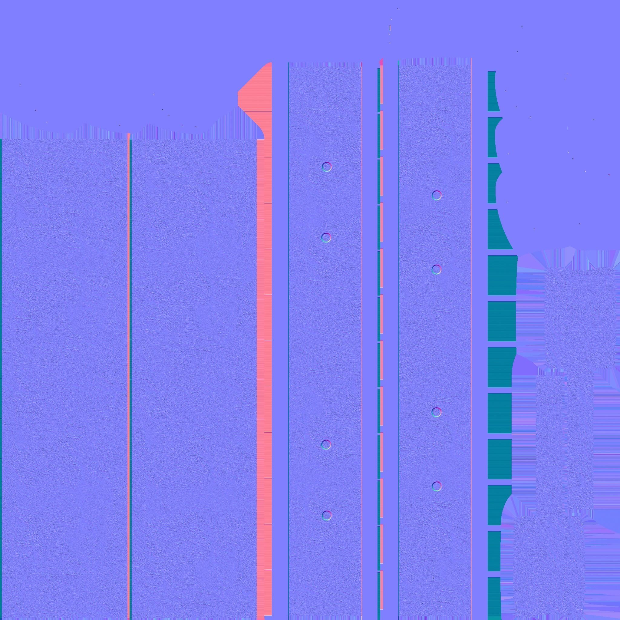 Gothic Choker Collar 02 Full Black - Character Design Fashion Low-poly 3D model_19