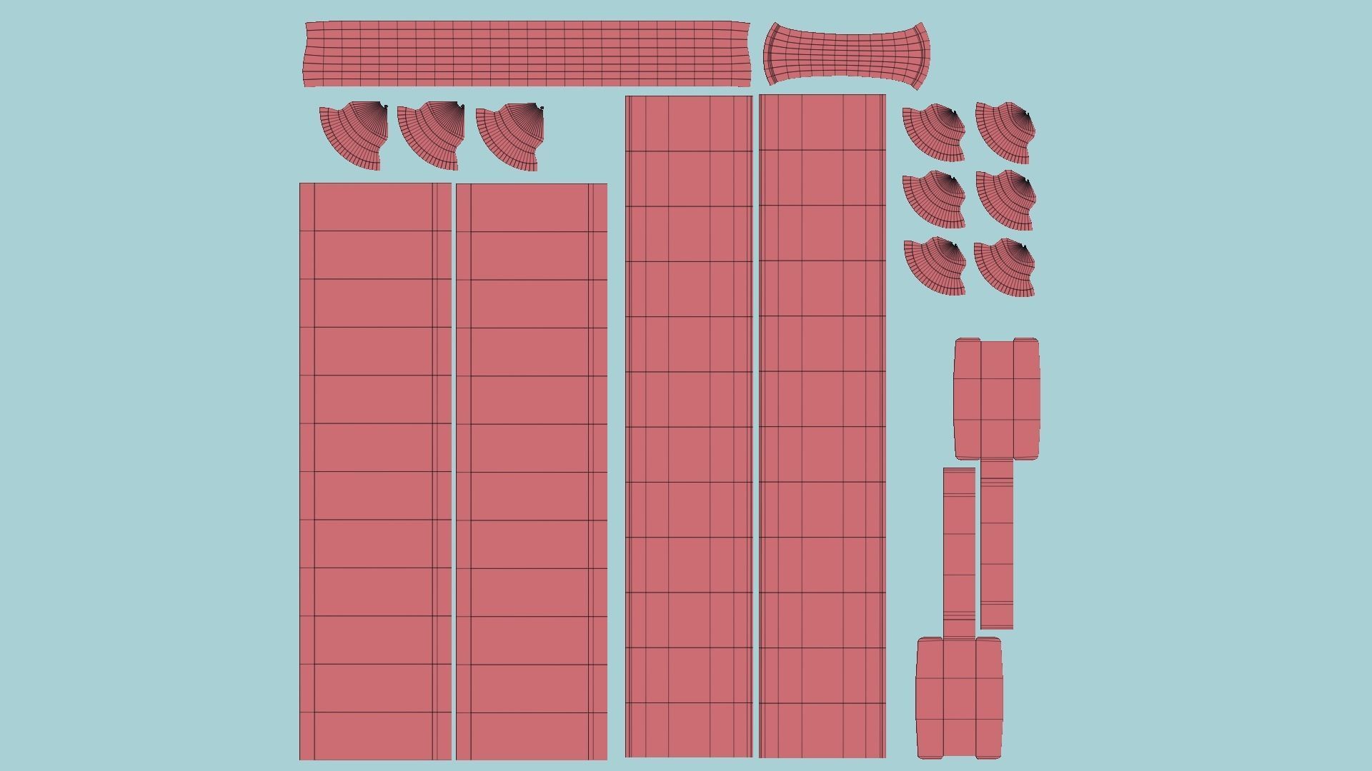 Gothic Choker Collar 03 - Black Gold - Character Design Fashion Low-poly 3D model_11