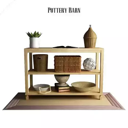 Pottery Barn Sausalito Console Table