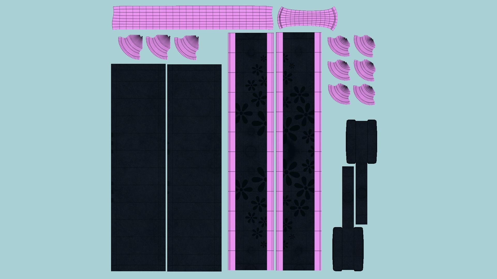 08 Gothic Choker Collar Collection - Character Design Fashion _57