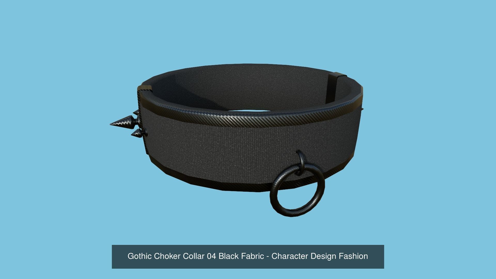 08 Gothic Choker Collar Collection - Character Design Fashion _7