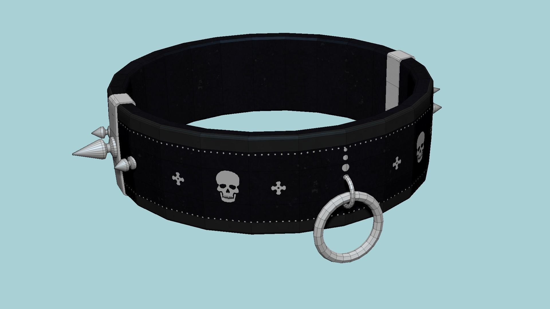 08 Gothic Choker Collar Collection - Character Design Fashion _67