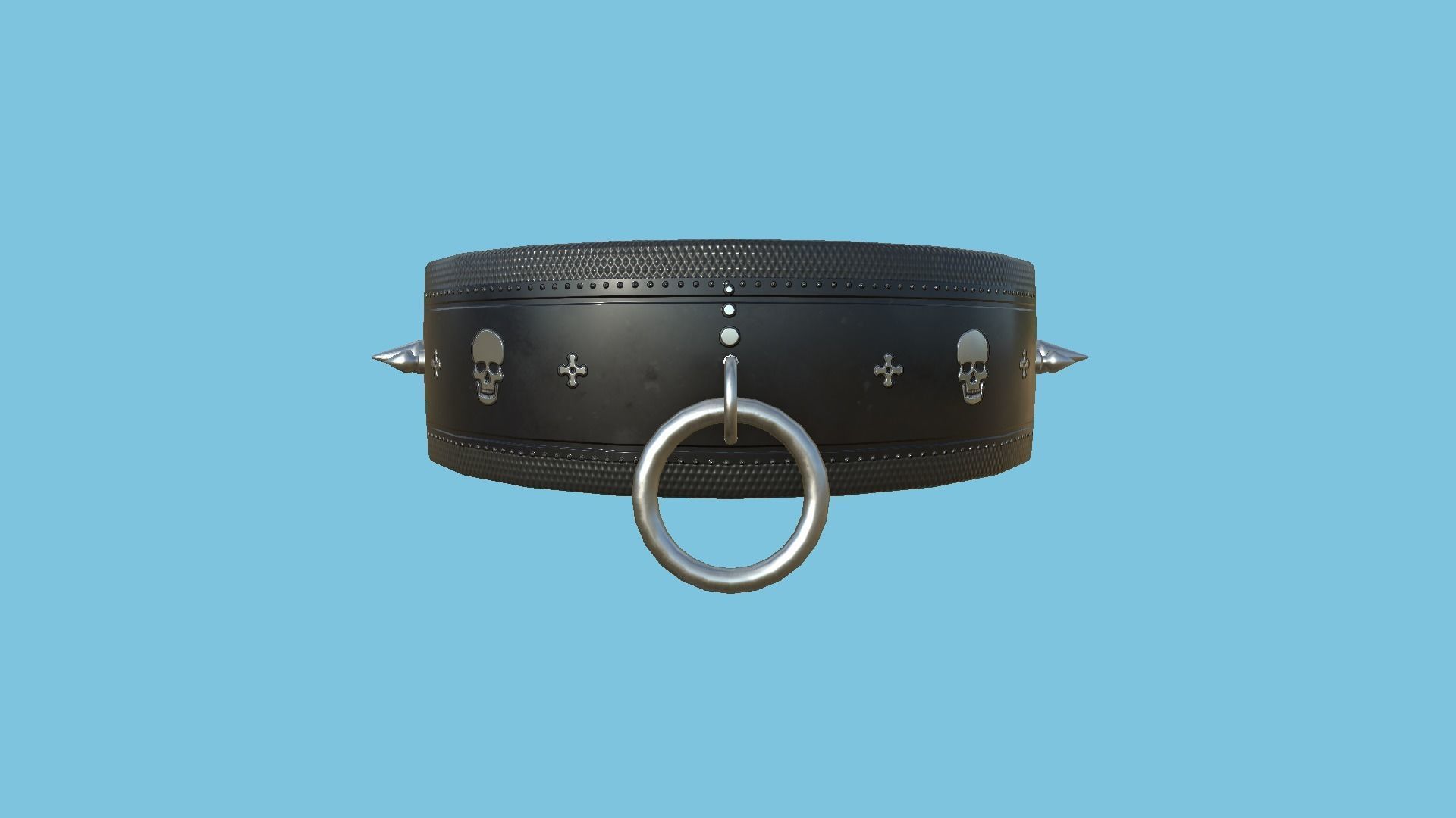 08 Gothic Choker Collar Collection - Character Design Fashion _34