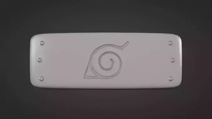Naruto - Konoha - Hidden Leaf Village Low-poly 3D model