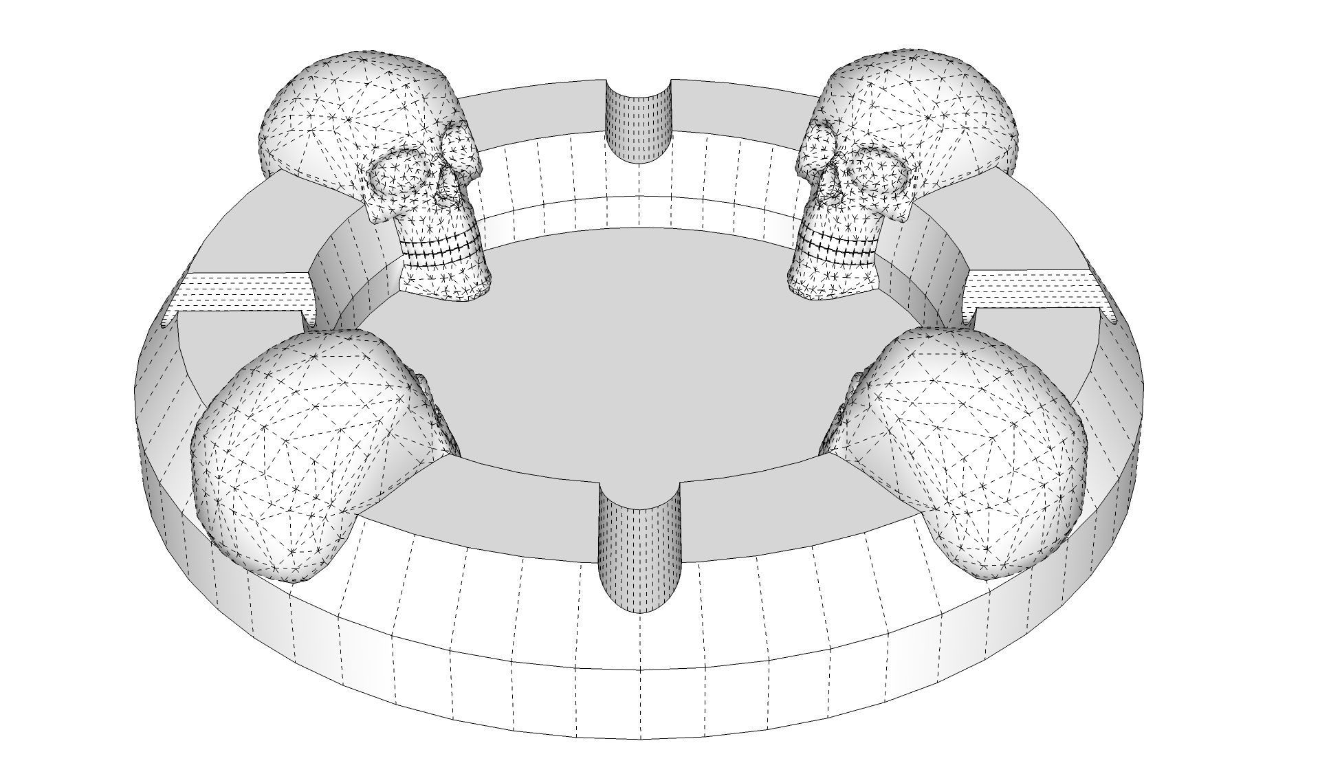 Skull Ashtray 3D model_16