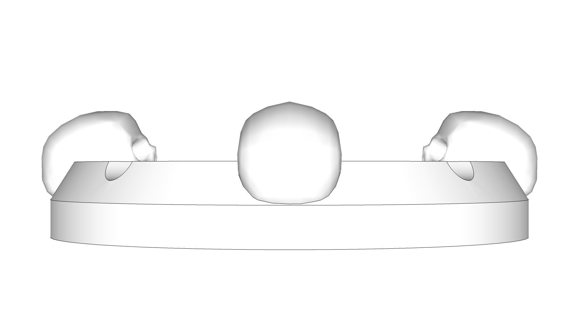 Skull Ashtray 3D model_9