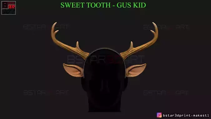  Sweet Tooth - Gus Kid Cosplay 3D print model
