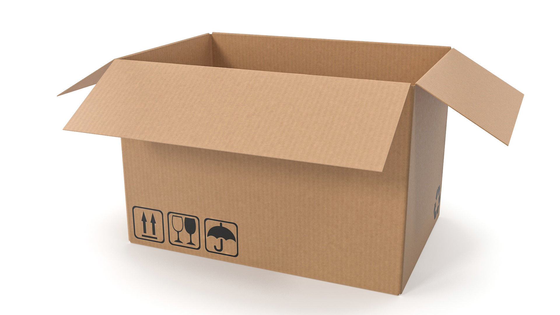 Cardboard boxes 02 3D Model Collection_5