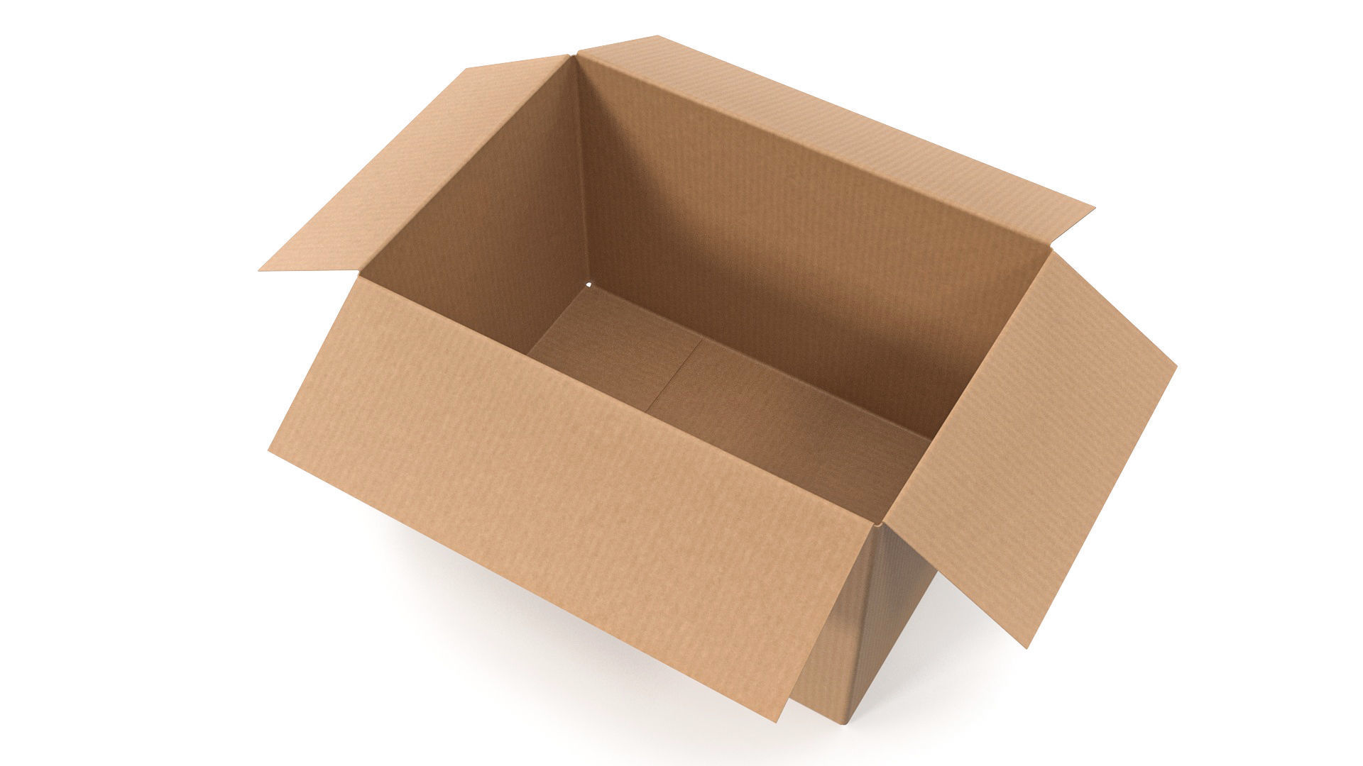 Cardboard boxes 02 3D Model Collection_7