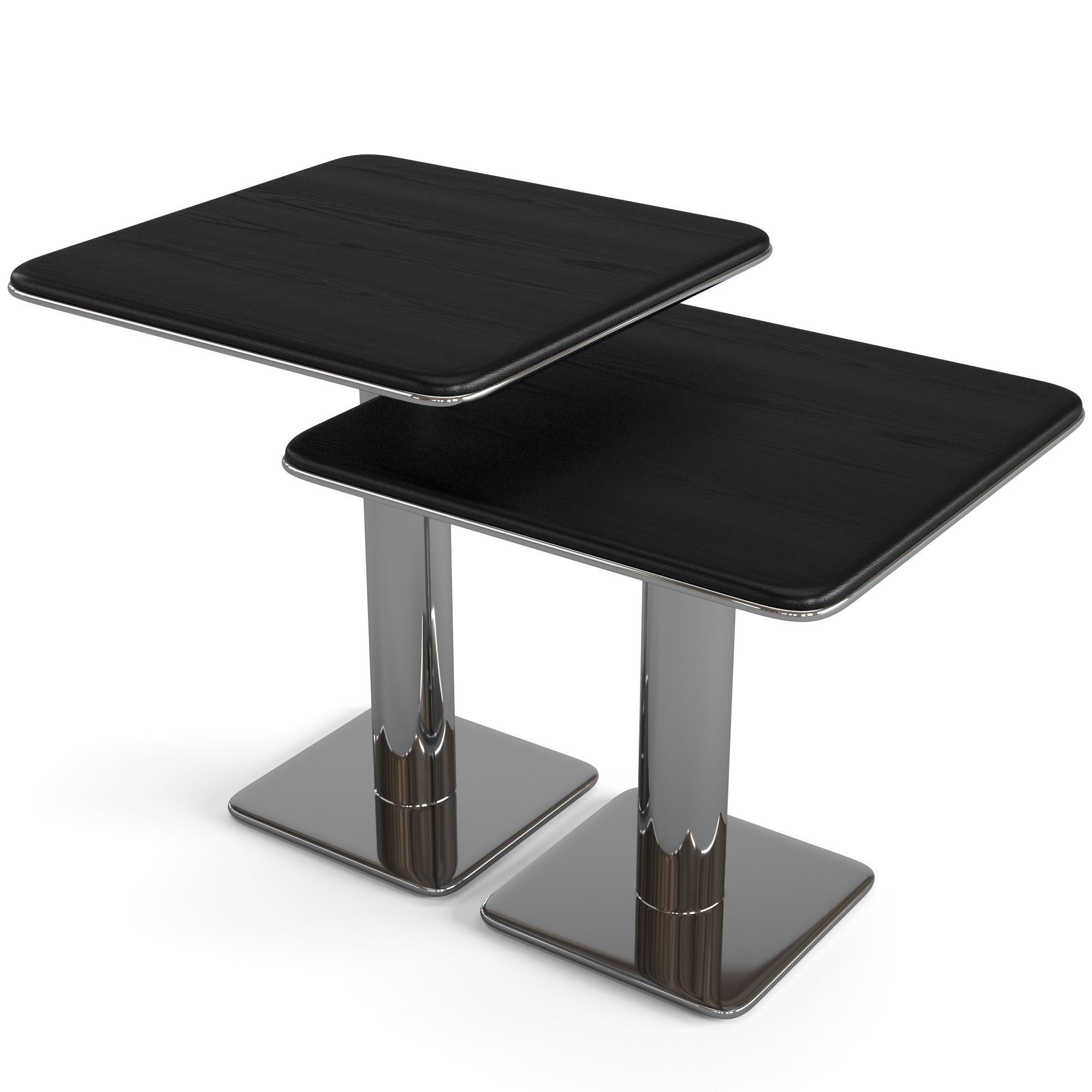 Minotti Kyle Coffee Table Set 3D model_4