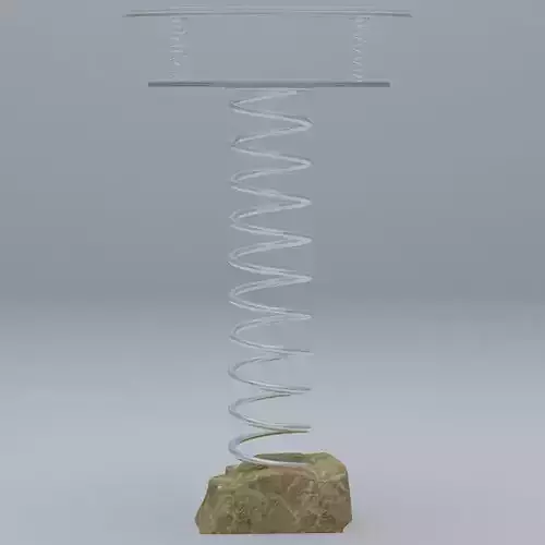 Helix table Free 3D model