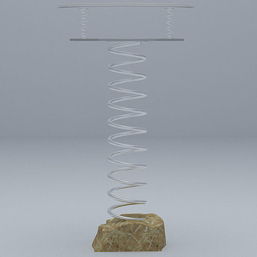 Helix table Free 3D model