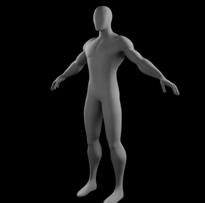 Base Mesh Spider Man Free 3D model 3D model_1