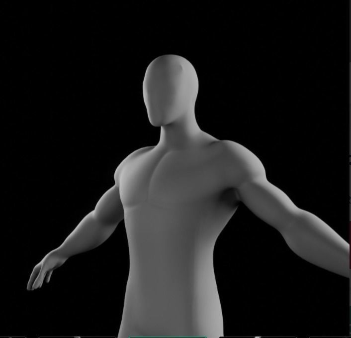 Base Mesh Spider Man Free 3D model 3D model_2