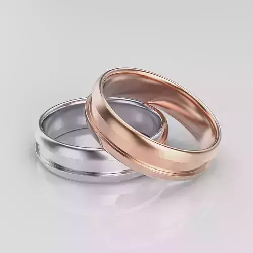 Wedding Band Men  3D print model
