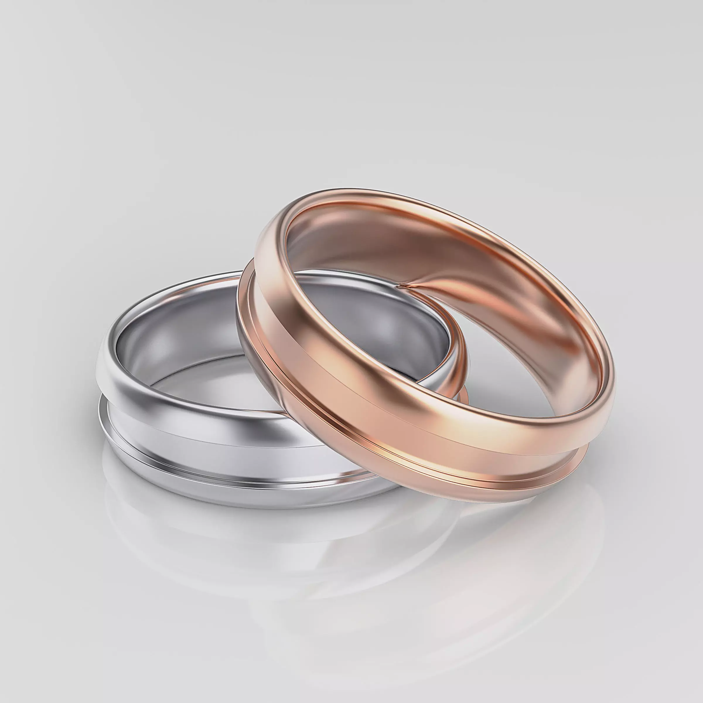 Wedding Band Men 3D print model_0