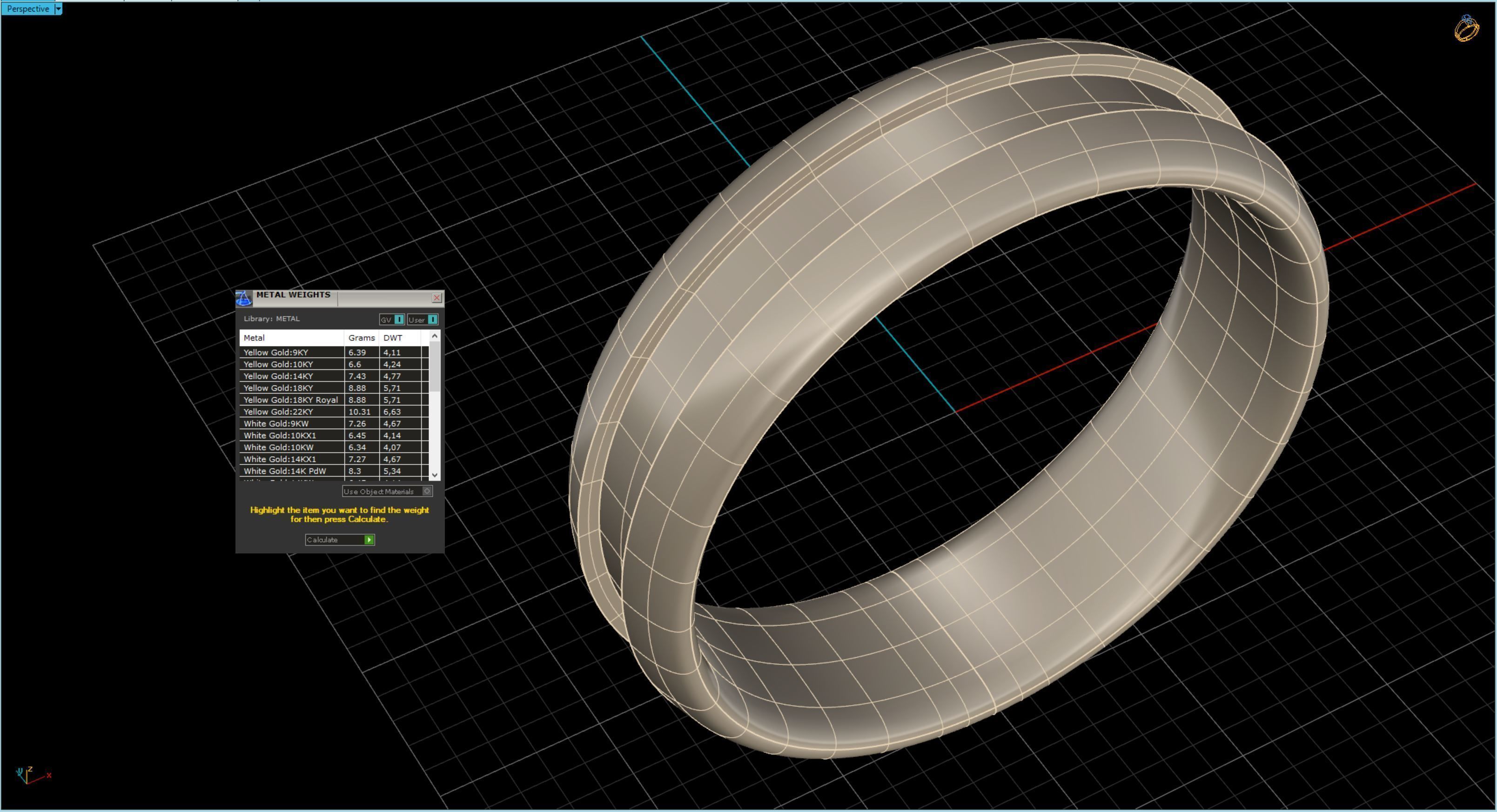 Wedding Band Men 3D print model_6