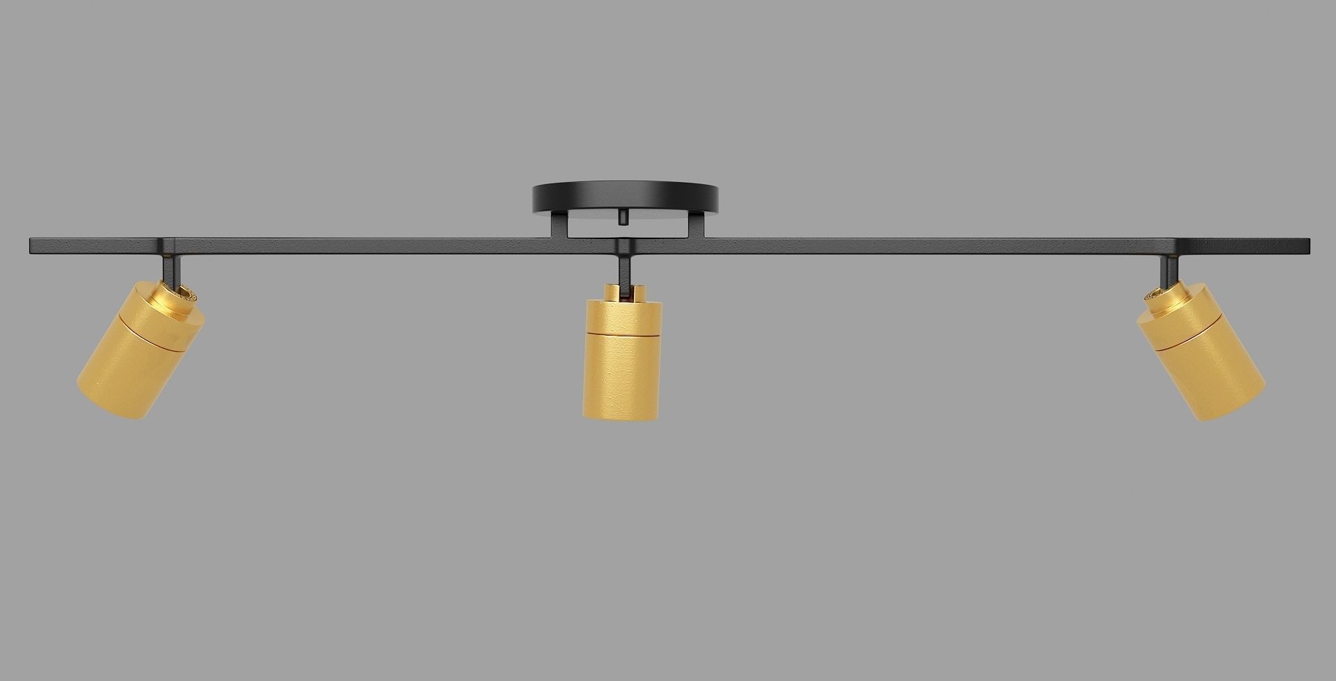 VidaLite LED Track Fixture 7W Three Bulb 3D model_5