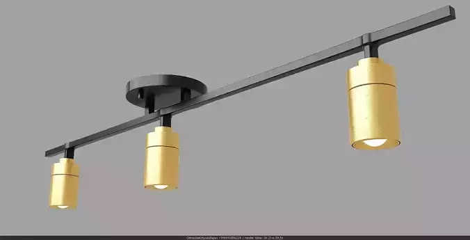 VidaLite LED Track Fixture 7W Three Bulb