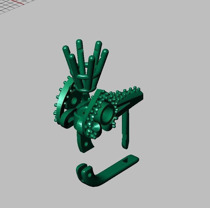 Set Ring and earring ready for 3d print 3D print model_7