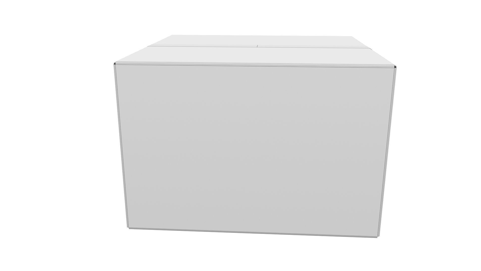 Cardboard boxes 03 3D Model Collection_9